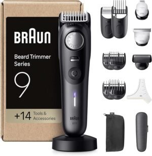 Master Your Grooming Routine with the Braun Beard Trimmer Series 9